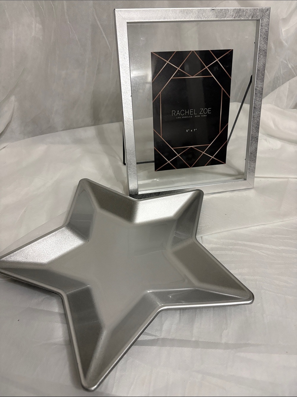 Rachel Zoe 5 x 7 Frame and Silver Tray